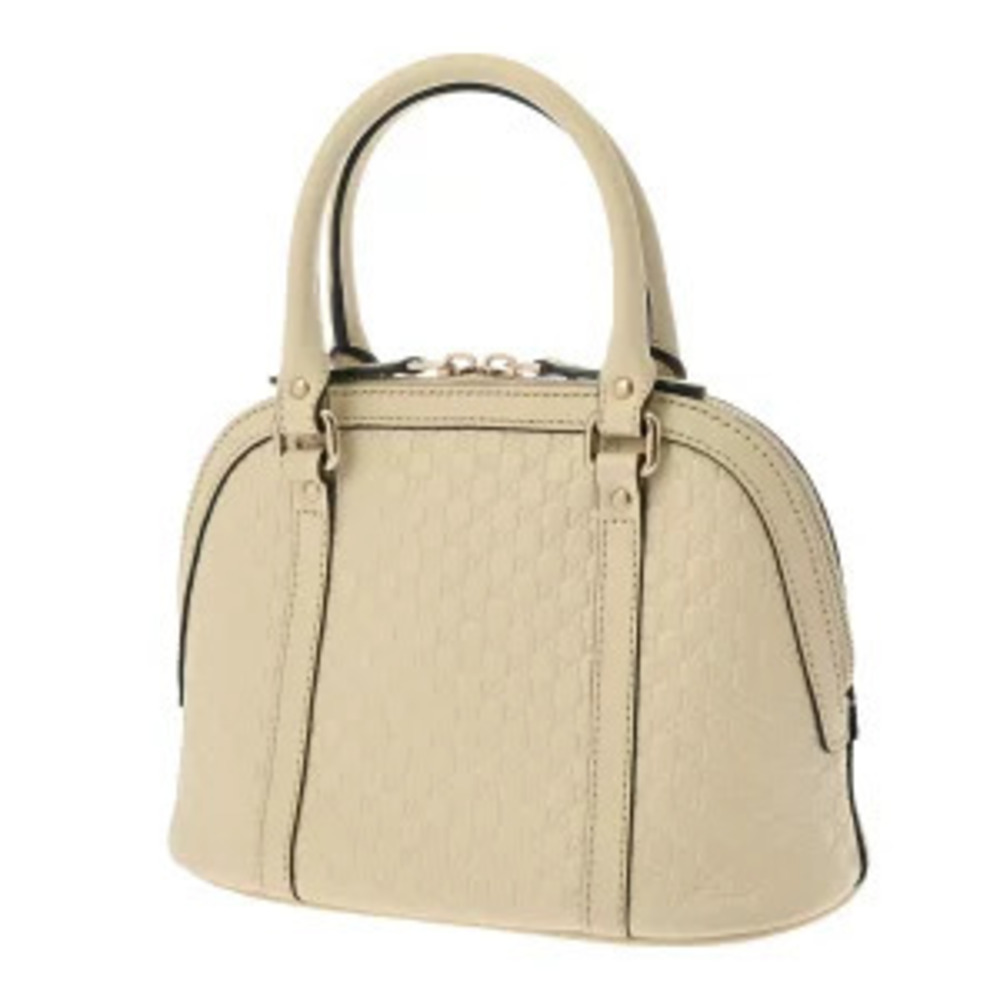 Gucci ssima Ivory handbag leather White bag
